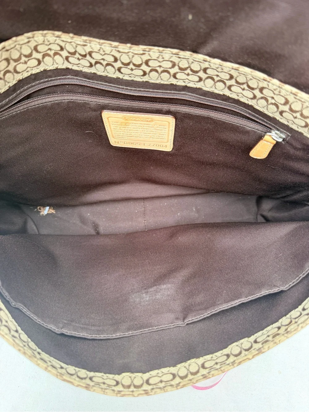 Vintage Coach Hudson signature messenger bag
